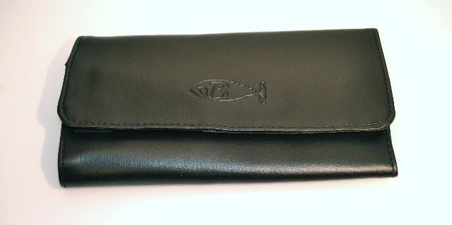 6 Pocket Scissor Wallet  in Black