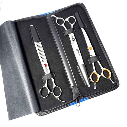 Opened Long Shear Case for 3 Shears